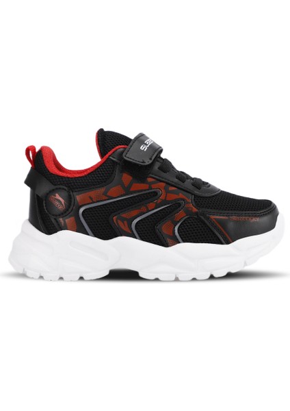 KANNER I Erkek Çocuk Sneaker Koşu & Yürüyüş Ayakkabısı Siyah / Kırmızı