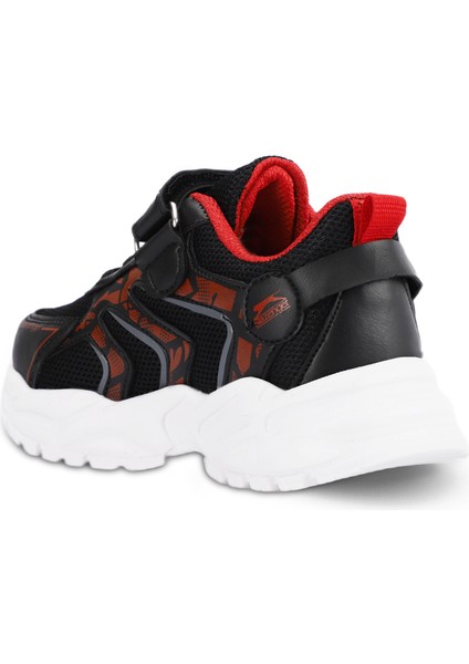 KANNER I Erkek Çocuk Sneaker Koşu & Yürüyüş Ayakkabısı Siyah / Kırmızı