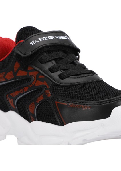 KANNER I Erkek Çocuk Sneaker Koşu & Yürüyüş Ayakkabısı Siyah / Kırmızı