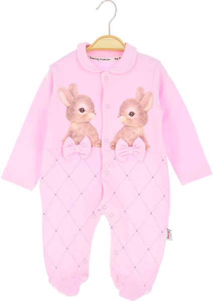 Kız Bebek Tulum Fiyonklu