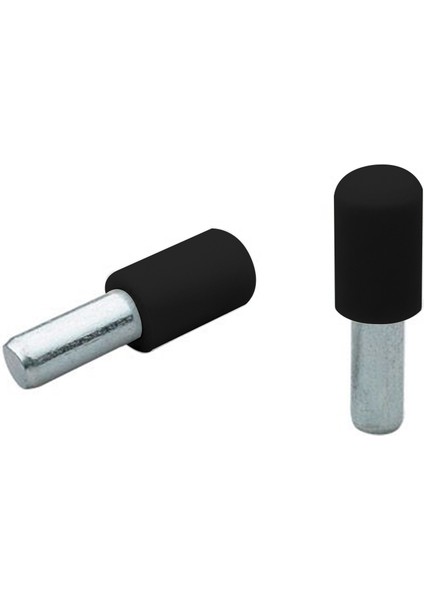 Plastik Başlı Metal Raf Pimi 5 mm Siyah ( 100 Adet )