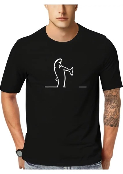 Ünisex Bay Meraklı Basklı T-Shirt Yeni Sezon Oversize Salaş