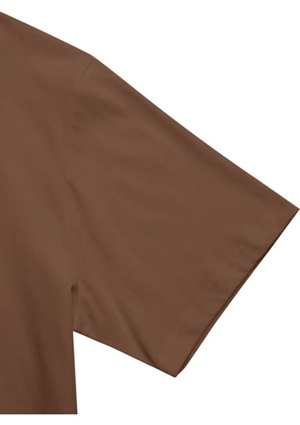 Erkek Uçak Grafiklı T-Shirt Yeni Sezon Oversize Salaş