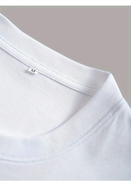 Erkek Uçak Grafiklı T-Shirt Yeni Sezon Oversize Salaş