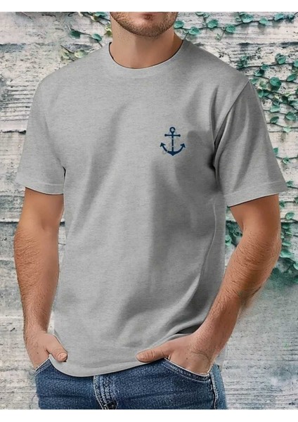 Erkek Çapa Baskılı Tshirt Yeni Sezon Oversize Salaş