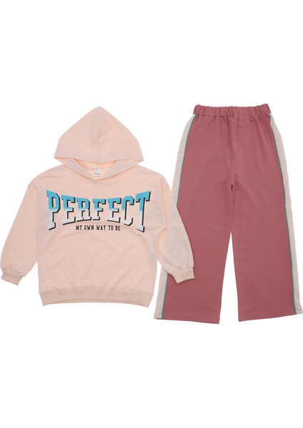Kız Çocuk Eşofman Takım Kapüşonlu