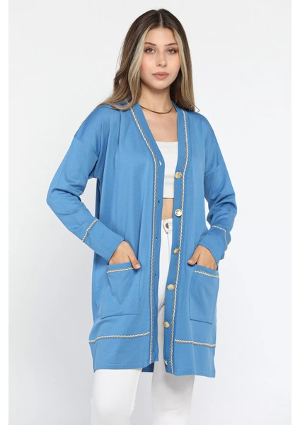 Cepli Düğme Detaylı Triko Hırka P-00012647 fiyatları