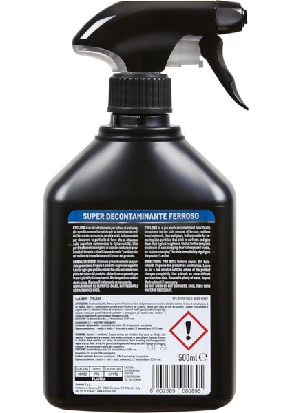 Cyclone Demir Tozu Temizleyici 500 ml