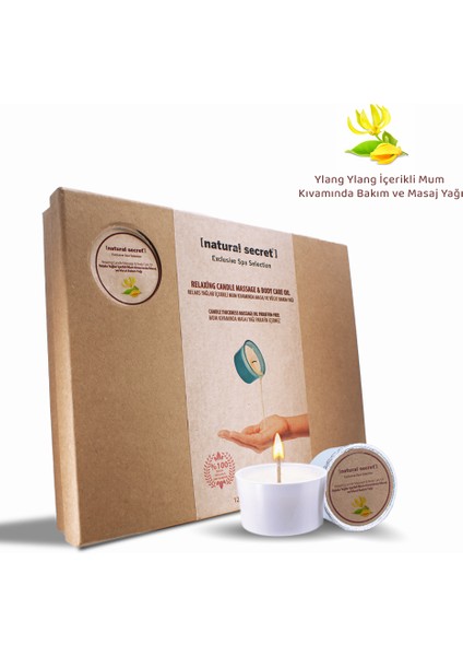 Ylang Ylang Mum Masaj & Vücut Bakım Yağı 12X40 ml