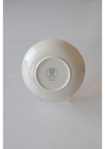 Wild-Rose Handmalerei Antika Porselen Yemek Tabağı Pembe Yeşil fiyatları