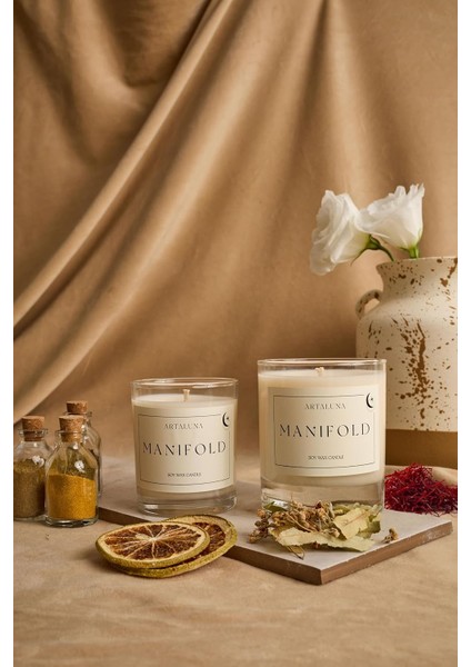 Manifold Safran-Amber Kokulu Soya Mum (Büyük)