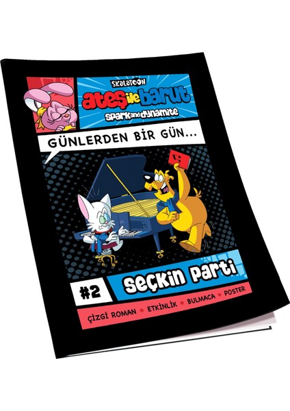 | Günlerden Bir Gün Çizgi Roman Serisi | #2 Seçkin Parti | Özgün & Komik & Güvenli & Temiz İçerik | Psikolog Onaylı | İlkokul & Ortaokul Seviyesi Çocuk Kitabı