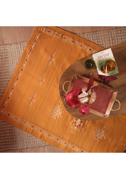 Jaıpur Yün Kilim 80X150 cm Hardal fiyatları
