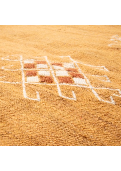 Jaıpur Yün Kilim 80X150 cm Hardal fırsatları