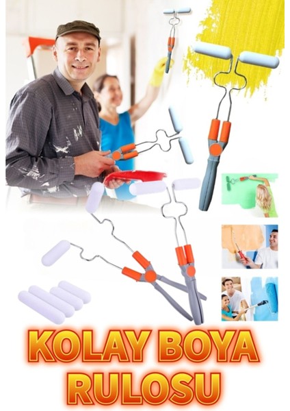 Köşe Kestirme Masa Sandalye Dolap Boyama Rulosu Fırçası Xglide