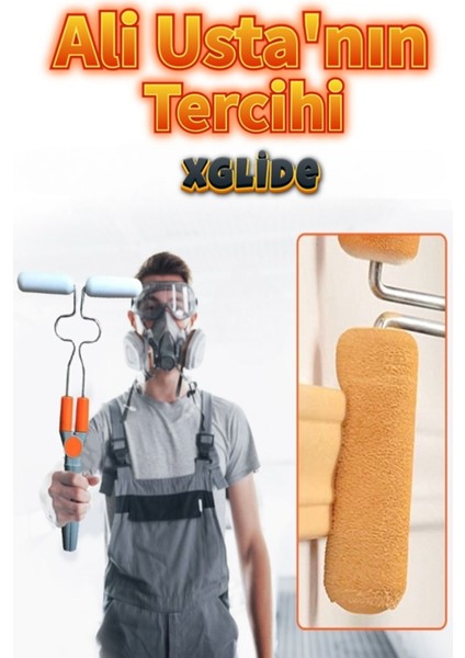 Köşe Kestirme Masa Sandalye Dolap Boyama Rulosu Fırçası Xglide
