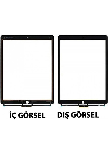 Apple iPad Pro 12.9 2.nesil Uyumlu Dokunmatik Lens + Oca