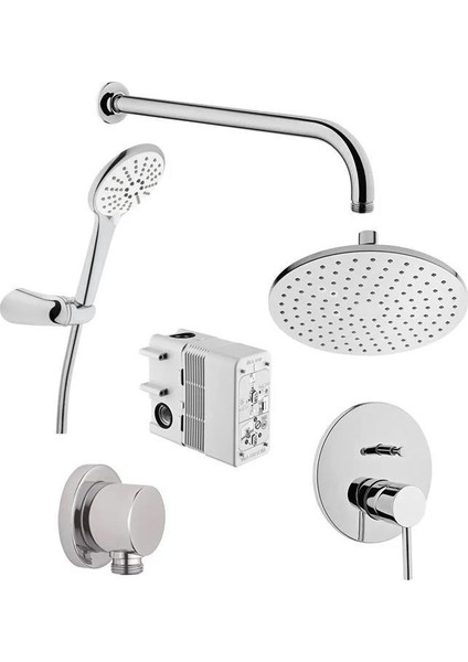 Minimax S Ankastre Duş Seti Krom A49296