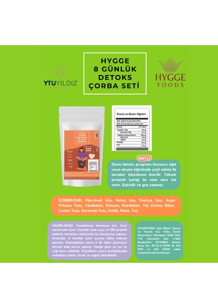 Yüksek Proteinli Detoks Çorbası - Vegan Glutensiz Prebiyotik Yüksek Lifli 100 gr fiyatları