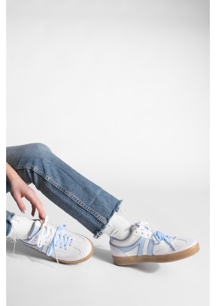 Kadın Sneaker Retro Çift Bağcıklı Spor Ayakkabı Forden