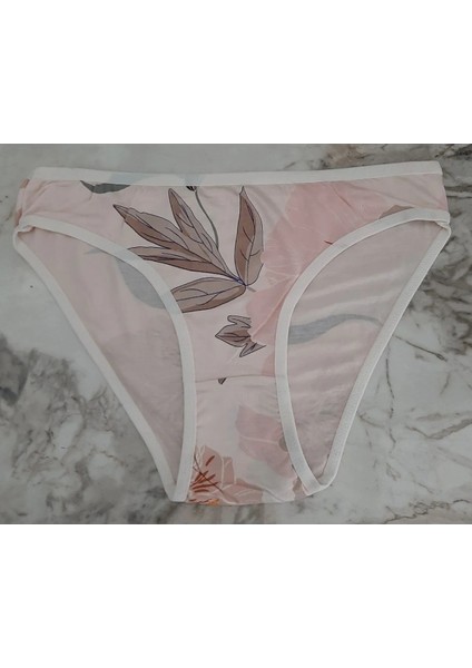 Kadın Penye Likralı Desenli Bikini Külot 4'lü fiyatları