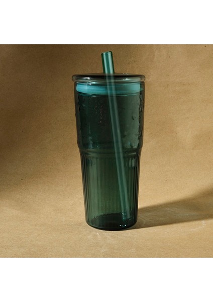 Royce Yeşil Pipetli Mug 600 ml