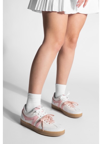 Kadın Sneaker Retro Çift Bağcıklı Spor Ayakkabı Forden