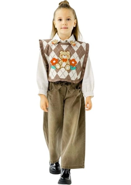 Sealy 12109 3-6 Yaş Kız Süveterli Takım