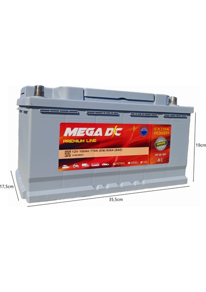 Premium Line 12V 100 Amper 770A (En)