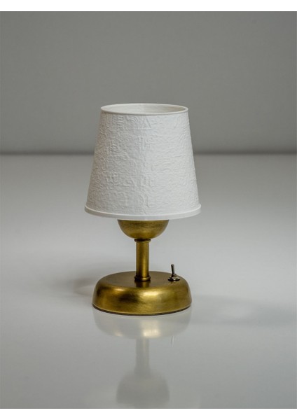 Özel Tasarım Masa Lambası | Pilli | 20 cm | Shen Desen | Gün Işığı modelleri