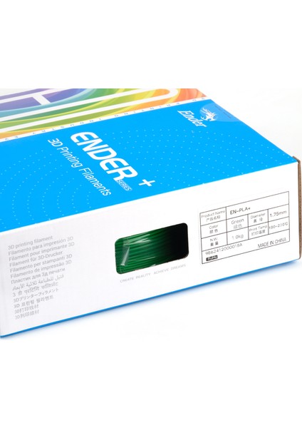 Ender Pla+ Filament Yeşil 1.75MM 1kg fiyatları