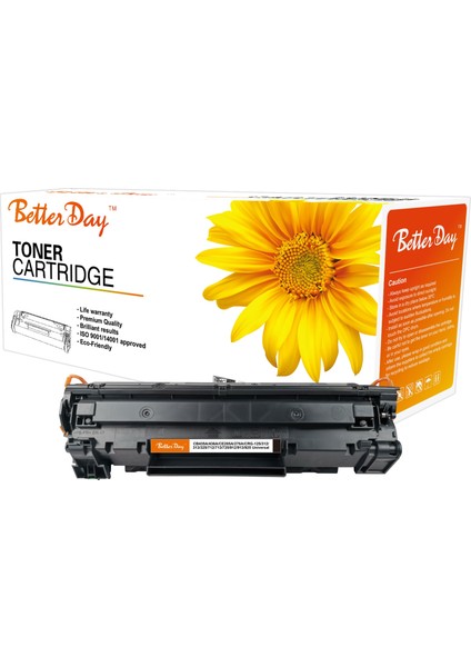 BHP-CB435A/CB436A/CE285A/CE278A/CRG725/CRG713/CRG712/85A SİYAH MUADİL TONER