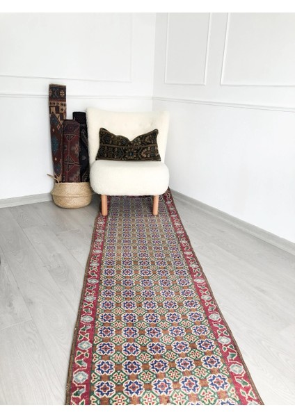 72X388 cm Çok Renkli Uzun Harika El Dokuma Nostaljik Koridor Yolluk modelleri