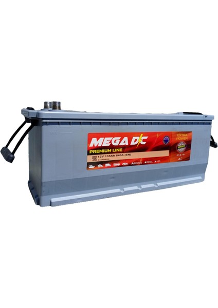 Premium Line 12V 135 Amper 840A (En) Akü (2025 ÜRETİM)
