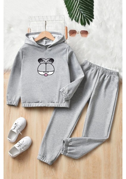 Uygun Tarz Çocuk Garfield Eşofman Takımı