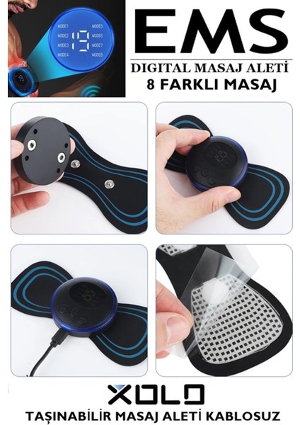 Masaj Aleti Elektronik Tens Masaj Cihazı Kablosuz indirimleri
