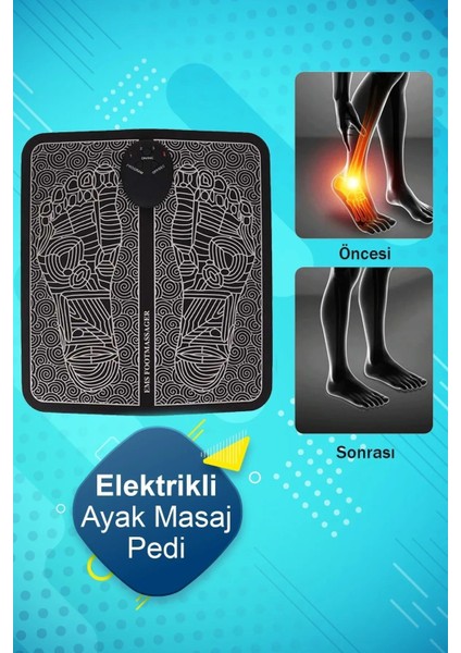 Ems Ayak Masaj Pedi Foot Massager Titreşimli Refleksloji Masaj Aleti fırsatları
