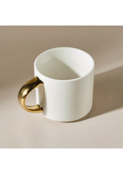 M Harfli Kupa 400 ml Beyaz