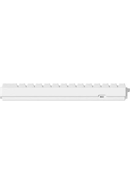 Monsgeek FUN60 Ultra Shine-Through White Tmr Hall Effect Manyetik Switch Argb Kablosuz Hotswap Mekanik Gaming Klavye
