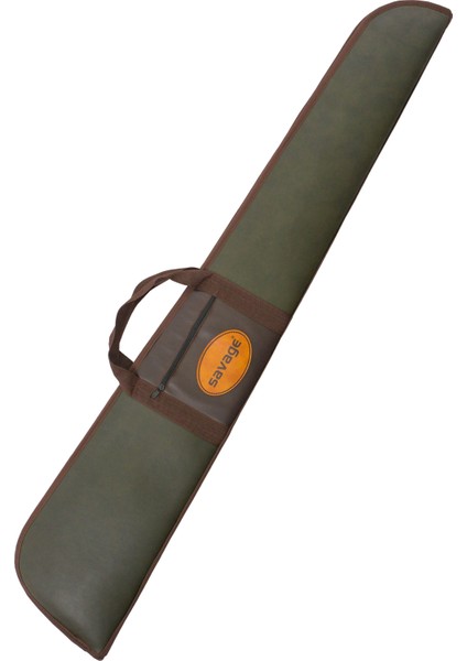 Lüks Tüfek Kılıfı - Savage - Cepli - Haki Deri - 71 Namlu