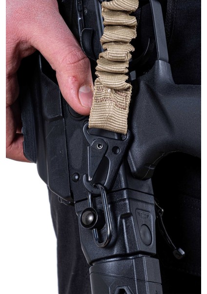 Tüfek Askı Kayışı - Savage - Çift Nokta Yaylı - Tactical - Kum