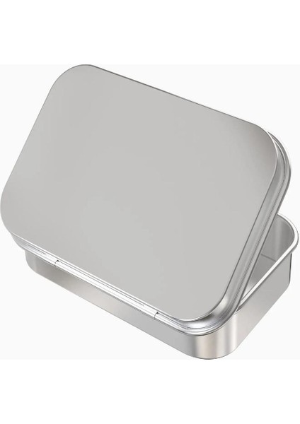 Boş Metal Aksesuar Teneke Kutu Gri 9.5X6X2 cm fiyatları
