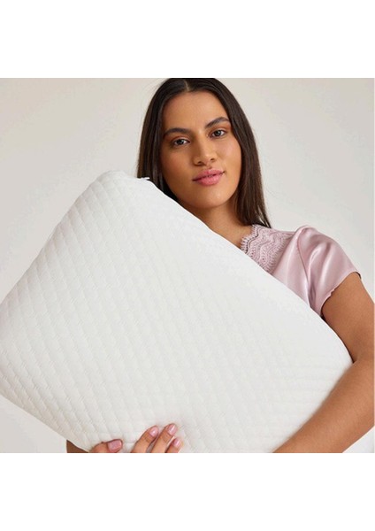 Ortopedik Visco Yastık, Boyun Destekli Visco Yastık, Boyun Fıtığı Boyun Düzleşmesi Için Visko Yastık 45X30