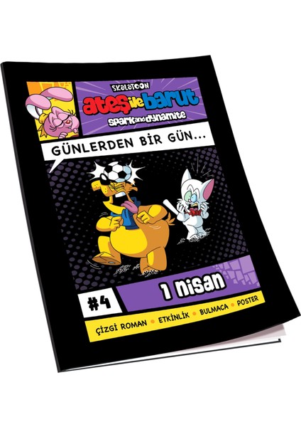 | Günlerden Bir Gün Çizgi Roman Serisi | #4 1 Nisan | Özgün & Komik & Güvenli & Temiz İçerik | Psikolog Onaylı | İlkokul & Ortaokul Seviyesi Çocuk Kitabı