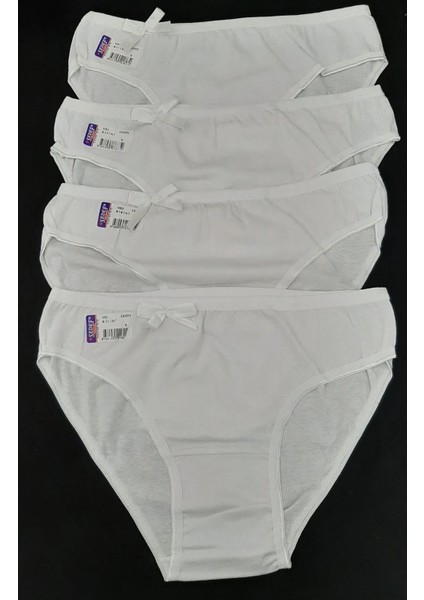 Kadın Likralı Bikini Külot 4'lü Paket