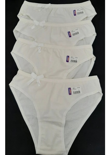 Kadın Likralı Bikini Külot 4'lü Paket