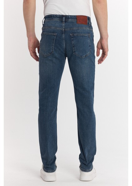 Erkek Açık Mavi Slimfit Kot Pantolon