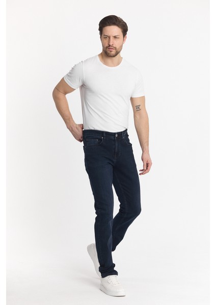 Erkek Lacivert Slimfit Kot Pantolon fiyatları