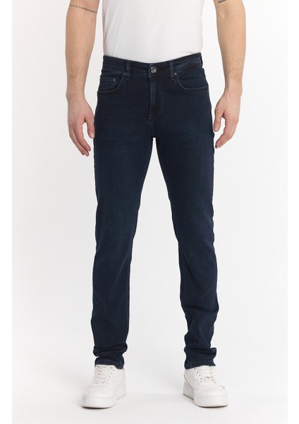 Erkek Lacivert Slimfit Kot Pantolon indirimleri
