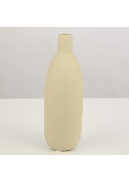 Seramik Vazo Bej AK.JF095753220-2